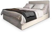 BOXBETT ASTOR 140x200 cm mit Matratze und Topper - Creme