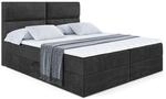 BOXBETT mit Matratze H4 und Lattenrost - BOXI3 - 120x200 cm - H4 - Schwarz