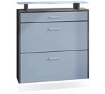 SCHUHSCHRANK Malea Fronten in Denim matt