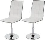 ESSZIMMERSTUHL Wei&szlig; 2er-Set