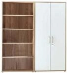 Aktenschrank Office Edition Sw Sonoma Eiche/Wei&szlig; Hochglanz