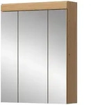 SPIEGELSCHRANK Salbei gr&uuml;n, Eiche Artisan 60 cm, Badschrank 3-t&uuml;rig