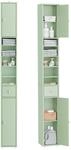 HOCHSCHRANK schmal Hellgr&uuml;n