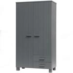 Garderobenschrank Dennis Dunkelgrau