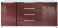 SIDEBOARD Linio Bordeaux Hochglanz