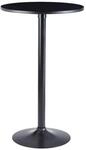 Bistrotisch rund ca. 60x100 cm Schwarz