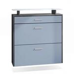 SCHUHSCHRANK Malea Fronten in Denim matt