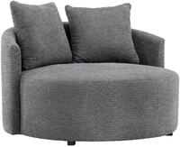 XXL-Sessel Kelso Grau