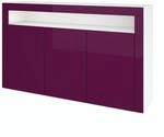 SIDEBOARD Valencia Brombeer Hochglanz / Brombeer Hochglanz