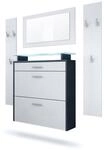 GARDEROBE Malea Fronten in Wei&szlig; matt