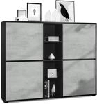 HIGHBOARD Cuba T&uuml;ren in Beton Oxid Optik