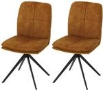 ESSZIMMERSTUHL Gelb 2er-Set