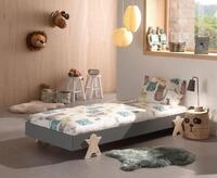 Kinder-/Juniorbett Modulo ca. 90x200 cm Grau