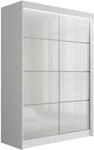 KLEIDERSCHRANK PEKA III mit LED - 120 cm - Wei&szlig;