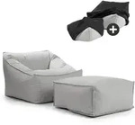 OUTDOOR SITZSACK Der Sunnyboy mit Hocker