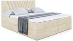 BOXBETT mit Matratze H4 und Lattenrost - ERNINA - 140x200 cm - H4 - Beige