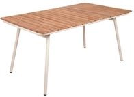 Gartentisch Carmel Teak/Wei&szlig; klappbar