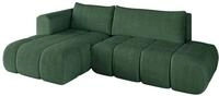 ECKSOFA Ottomane Links CLOUD-L 280x185x90 Gr&uuml;n Cord