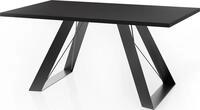 ESSTISCH Colter rechteckig ausziehbar, Schwarz 140-240/80/76 cm