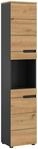 Hochschrank Canu ca. 38x193x34 cm Eiche/Grau