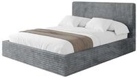 POLSTERBETT mit Bettkasten und Lattenrost, Boxbett ohne Matratze - ALOVA 200x200