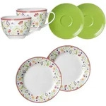 KAFFEESERVICE Shanti Doppio bunt 6-tlg.