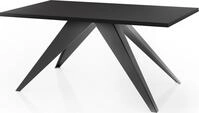ESSTISCH Vance rechteckig ausziehbar, Schwarz 160-260/90/76 cm