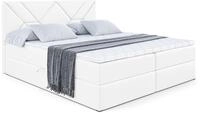 BOXBETT mit Matratze H4 und Lattenrost - BARWA - 180 x 200 - H4 - Wei&szlig;...