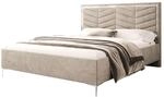 POLSTERBETT AURORA II 160x200 mit Bettkasten Opera Pearl
