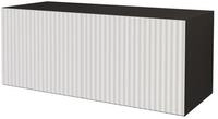 LOWBOARD NOA-2-W 100x40x40 cm - Schwarz / Wei&szlig;