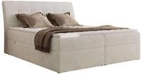 BOXBETT DAGOS 140/200 - Creme Schenille glatt - H4 - Topper T25