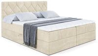 BOXBETT mit Matratze H3 und Lattenrost - CATOR - 200 x 200 Beige