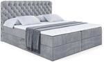 BOXBETT mit Matratze H4 und Lattenrost - BOXI8 - 180x200 cm - H4 - Grau