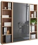 Aktenschrank Office Edition Sw Set 3 hoch Eiche/Anthrazit