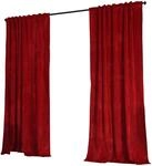 VORHANG 2ER SET MILANO HxB 280x135 cm Rot