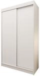 SCHWEBET&Uuml;RENSCHRANK SOFIA 120/216/61 cm 2-t&uuml;rig Wei&szlig;