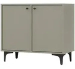 KOMMODE TORINO 84/72/41 cm mit 2 T&uuml;ren Hellgr&uuml;n