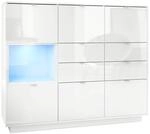 HIGHBOARD Metro Einsatz in Wei&szlig; Hochglanz