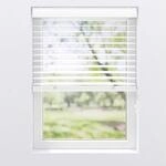 Jalousie PVC-Jal Holz 50mm Wei&szlig; ca. 105x130cm