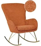 SCHAUKELSESSEL Boucl&eacute; Orange Anaset