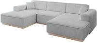 WOHNLANDSCHAFT IREA-U1 - 301x165x80 cm Grau