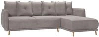 ECKSOFA Chroma Dunkelbeige Luxusmicrofaser