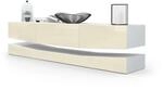 LOWBOARD City Fronten in Creme Hochglanz