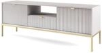 LOWBOARD STELLARE 154x39x56 cm mit 1 Schubladen und 2 T&uuml;ren Grau