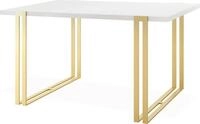 ESSTISCH Stella rechteckig ausziehbar, Wei&szlig; 120-220/80/76 cm