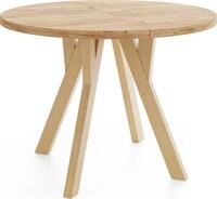 ESSTISCH Avero runder ausziehbarer, Eiche Craft braun 100-200/100/77 cm