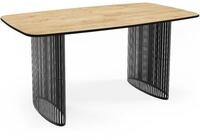 ESSTISCH Cavaro rechteckig oval ausziehbar, Braun 180-256/90/76 cm