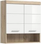 H&auml;ngeschrank Lambada ca. 74x79 cm Sonoma Eiche/Wei&szlig;