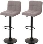 BARHOCKER Hellgrau 2er-Set
