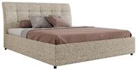 POLSTERBETT GALA CLASSIC 180/200 - Beige Strukture - Schaum-Matratze